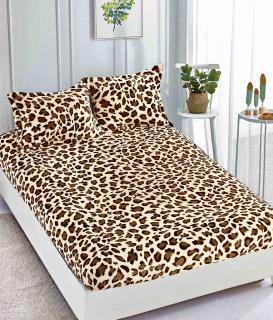 Husa cu Elastic si Fete de Perna Cocolino 180x200cm - Animal Print