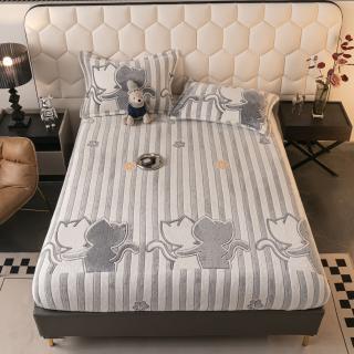 Husa cu Elastic si Fete de Perna Cocolino 180x200cm - Pisicute Imbratisate