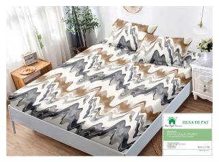 Husa cu Elastic si Fete de Perna Din Finet 180x200cm - Abstract