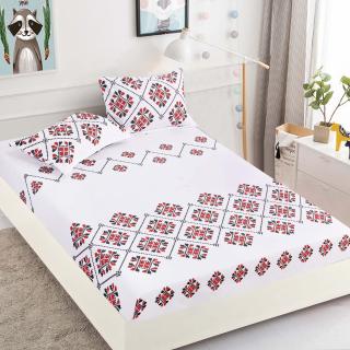 Husa cu Elastic si Fete de Perna Din Finet 180x200cm - Dulce Romanie Traditional