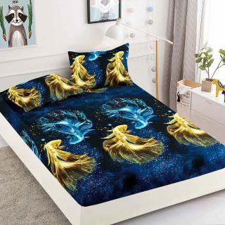 Husa cu Elastic si Fete de Perna Din Finet 180x200cm - Pesti Aurii