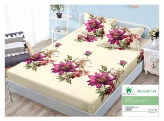 Husa Din Bumbac Tip Finet 90x200cm - Flori De Gradina