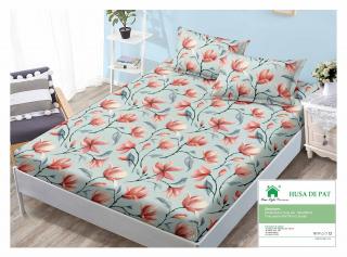 Husa Din Bumbac Tip Finet 90x200cm - Magnolie Roz