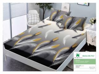 Husa Din Bumbac Tip Finet 90x200cm - Pene Gold