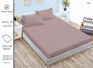 Husa Din Damasc Satinat 160x200cm - Gri Turturea