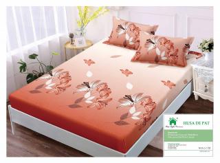 Husa Din Finet Cu Elastic Si Fete De Perna 160x200cm - Iris