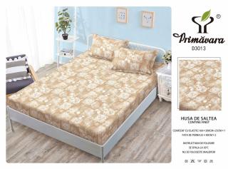 Husa Din Finet Cu Elastic Si Fete De Perna 160X200cm - Trandafiri