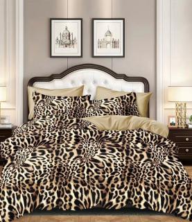 Lenjerie De Pat 100% Bumbac - Animal Print