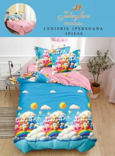 Lenjerie De Pat Finet 1 Persoana - Ursuleti Pe Curcubeu