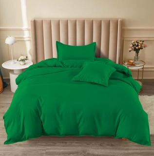 Lenjerie De Pat Finet Cu Elastic 1 Persoana UNI -  Verde