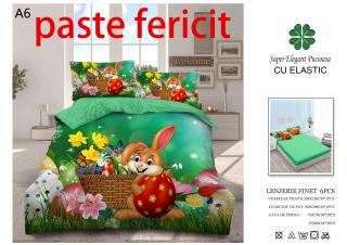 Lenjerie De Pat Finet Cu Elastic - Imprimeu Pascal