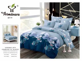 Lenjerie De Pat Finet Cu Elastic - Rosu Floral