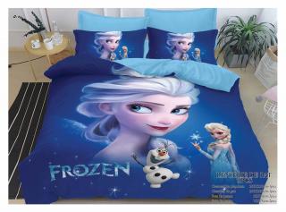 Lenjerie De Pat Finet Premium - Beautiful Frozen - Ana Si Elsa
