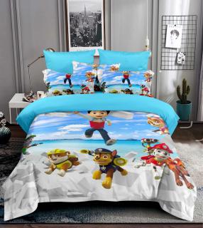 Lenjerie De Pat Finet Premium - Paw Patrol Patrula Catelusilor