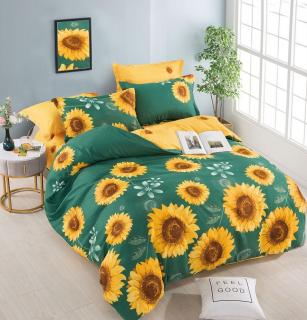 Lenjerie De Pat Finet Superior - Green Sunflower