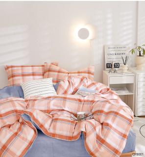 Lenjerie Din Bumbac 100% Cu Elastic - Carouri