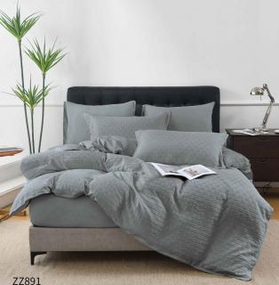 Lenjerie Din Bumbac Tip Finet Cu Elastic Model Crosetat - Gri