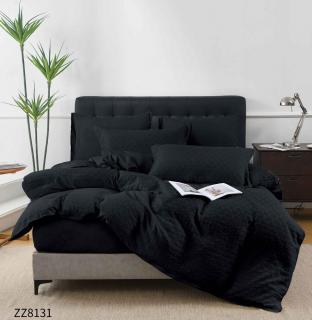 Lenjerie Din Bumbac Tip Finet Cu Elastic Model Crosetat - Negru