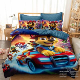 Lenjerie Din Bumbac Tip Finet Premium Cu Elastic  - Patrula Catelusilor - Paw Patrol In Cursa