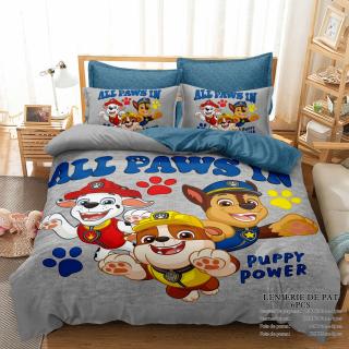 Lenjerie Din Bumbac Tip Finet Premium Cu Elastic  - Patrula Catelusilor - Paw Patrol