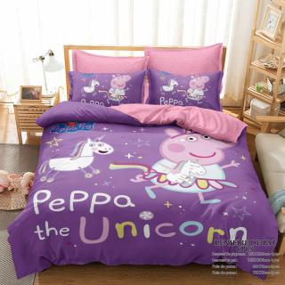 Lenjerie Din Bumbac Tip Finet Premium Cu Elastic - Peppa Pig Unicorn
