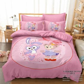 Lenjerie Din Bumbac Tip Finet Premium Cu Elastic - Prietena lui Duffy Stella Lou - Iepurasul Lavanda