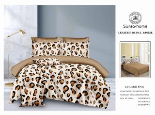 Lenjerie Din Finet 8 Piese - Animal Print