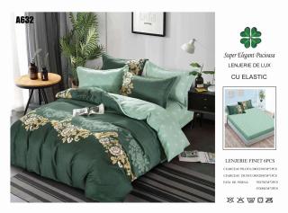 Lenjerie Din Finet Cu Elastic - Verde Royal