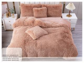 Lenjerie Fluffy 6 Piese - Roz Piesica