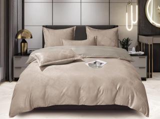 Lenjerie Jacquard Satinat Cu Elastic - Bej