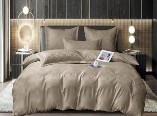Lenjerie Jacquard Satinat Cu Elastic - Cerculete