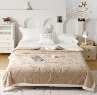 Patura Cocolino Blanita Alba Fluturi 3D - Bej Deschis