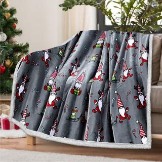 Patura Cocolino Cu Blanita Model Craciun - Santa s Elf