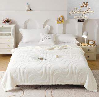 Patura Cocolino Cu Blanita Model Waves - Alb