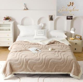Patura Cocolino Cu Blanita Model Waves - Bej