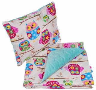 Set Patura + Pernuta Bebelusi - Bufnite Prietenoase