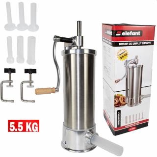 Aparat vertical de umplut carnati Elefant KY-2010 , inox alimentar, 6 palnii, 5,5Kg