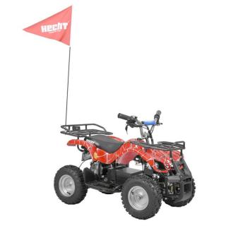 ATV electric pentru copii Hecht 56800 800 w 20 km h capacitate 60 kg display digital rosu