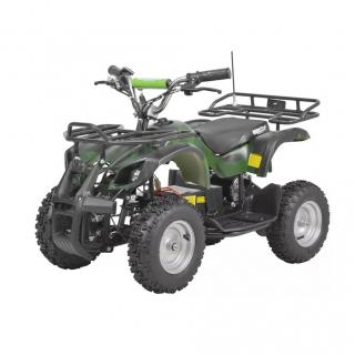 ATV electric pentru copii Hecht 56801 800 w 20 km h capacitate 60 kg display digital verde
