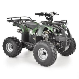 ATV Hecht 56125 Army, capacitate motor 7.6 cp, prevazut cu ambreiaj automat si pornire electrica