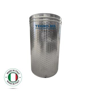 BUTOI DIN INOX ITALIA CU CAPAC FLOTANT BUSONAT 180L  SI CANEA