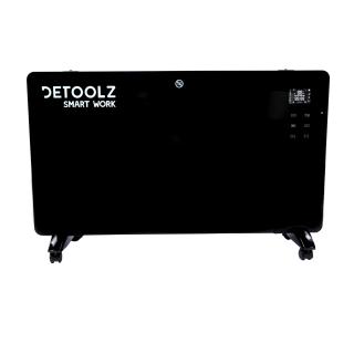 Convector electric, sticla, telecomanda, WI-FI, 1000W 2000W, Detoolz DZ-EI115