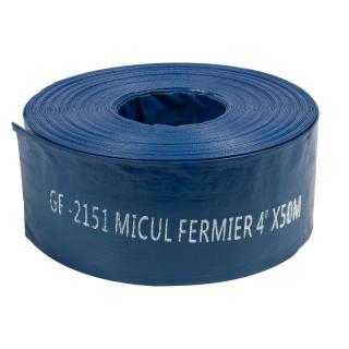 Furtun apa Micul Fermier refulare Flat PVC 4    50M 2 bar GF-2151