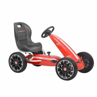 Kart cu pedale HECHT Abarth Red, greutate maxima suportata 25 kg, dimensiuni 113 x 57 x 73 cm, rosu