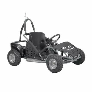 Masina buggy HECHT 54812 SILVER, cu acumulatori 48 V 12 Ah, 1000 W, 35 km h, autonomie 30 km