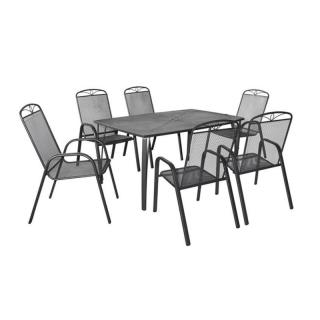 Mobilier pentru gradina Hecht navassa set 6 contine 1 masa si 6 scaune