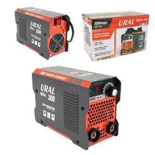 PACHET 300A cu MASCA CU CRISTALE LICHIDE  DIN 4 9-13 - Aparat de sudura ( Invertor ) URAL MMA 300, Cablu 3m, Next Generation