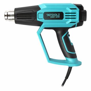 Pistol aer cald, 2000 W, 3 trepte, 600ᵒC, PROFESIONAL, Detoolz DZ-SE146