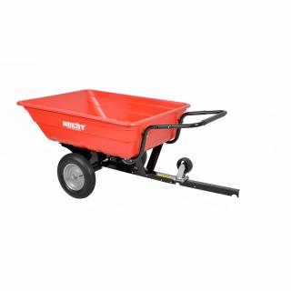 Remorca pentru transport Hecht 53080 compatibila si cu tractoarele de gazon capacitate incarcare 300 kg