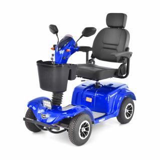 Scuter electic Hecht wise blue motor 500w viteza maxima 15 km h pentru persoane cu mobilitate redusa